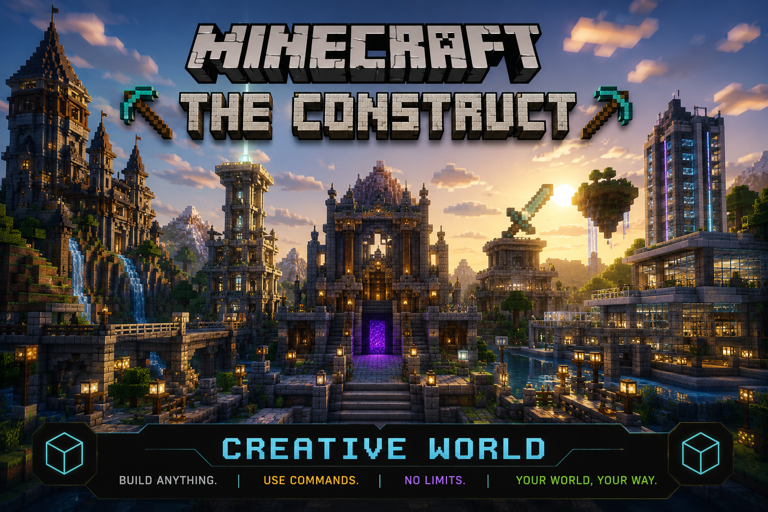 The Construct creative Minecraft realm